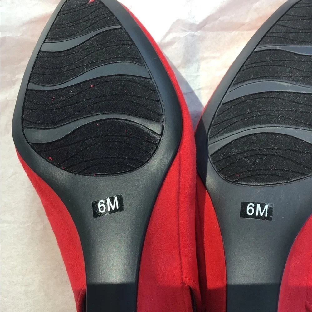 Classic Red Amelia Red Wedges